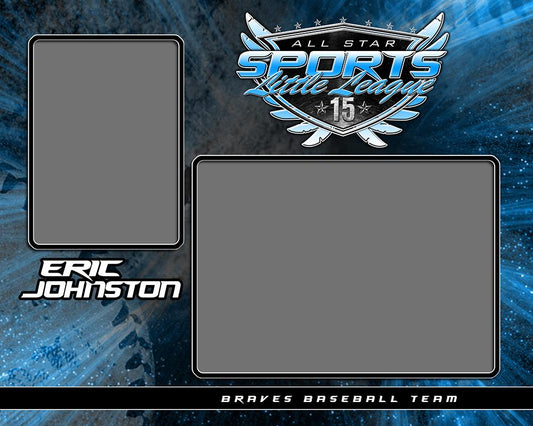 Grand Slam v.5 - Memory Mate - H-Photoshop Template - Photo Solutions