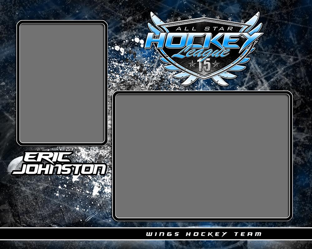 Hockey - v.SS - Memory Mate - H-Photoshop Template - Photo Solutions