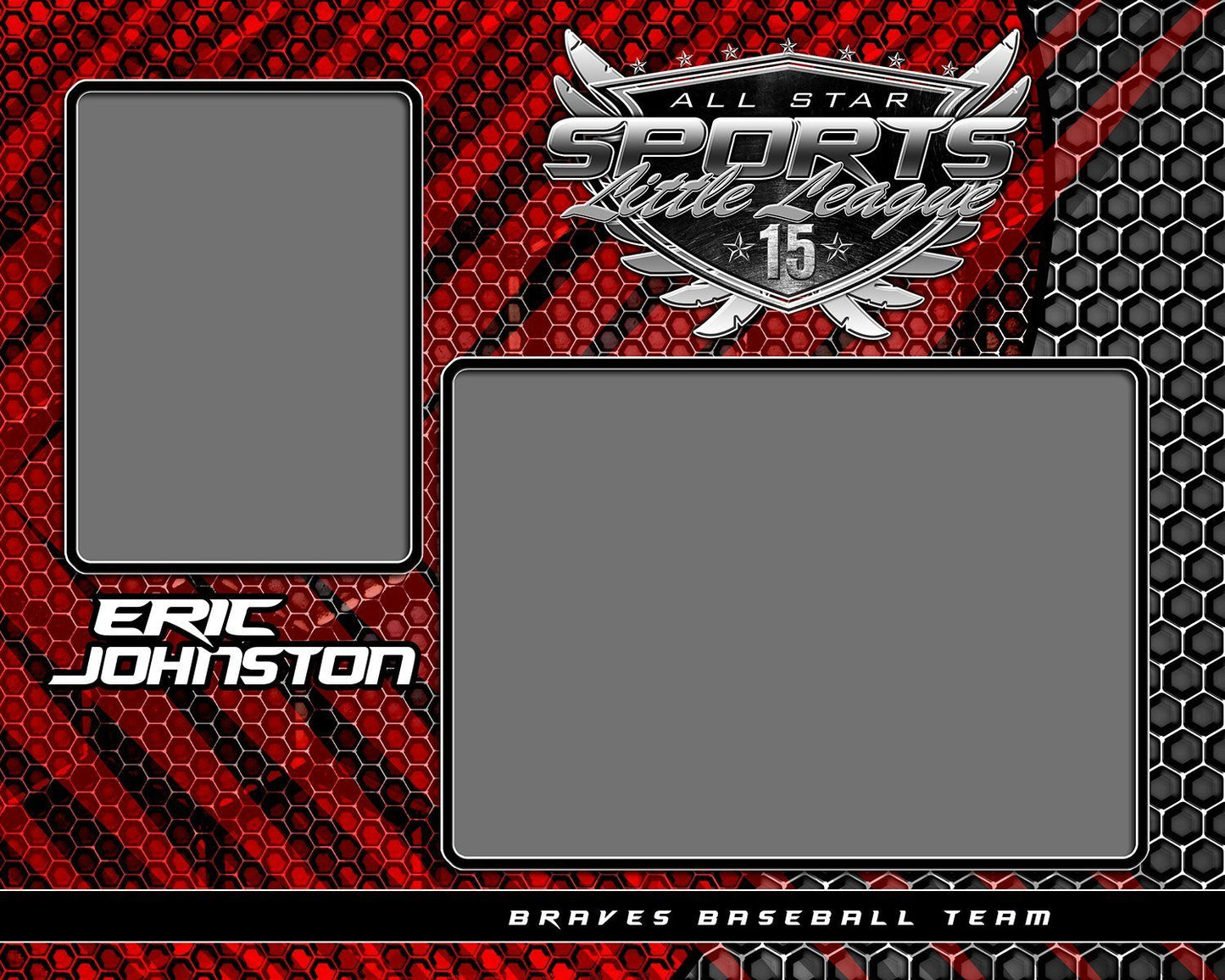 Honeycomb v.1 - Memory Mate - H-Photoshop Template - Photo Solutions