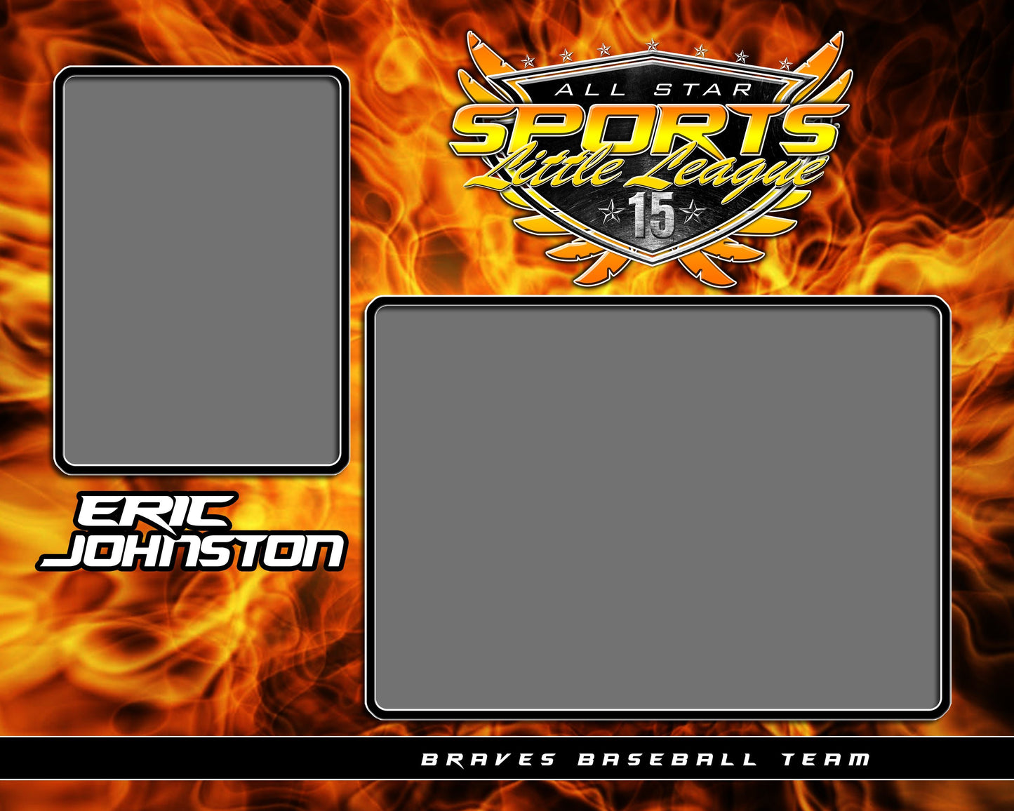 Inferno v.5 - Memory Mate - H-Photoshop Template - Photo Solutions