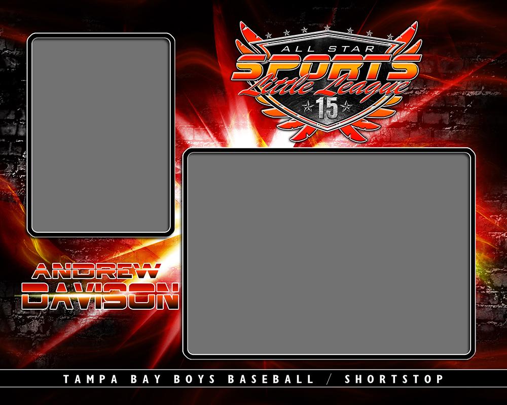 Light Rays v.3 - Memory Mate - H-Photoshop Template - Photo Solutions