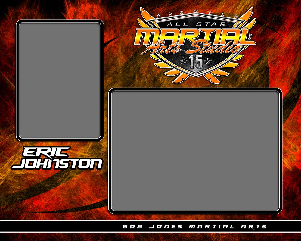 Martial Arts - v.SS - Memory Mate - H-Photoshop Template - Photo Solutions