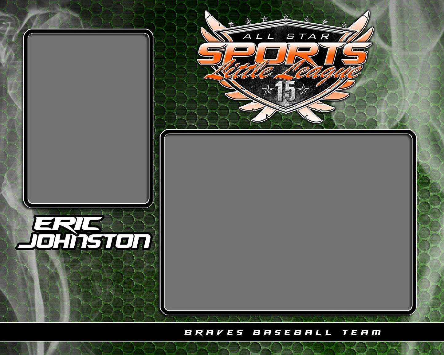 Smokescreen v.1 - Memory Mate - H-Photoshop Template - Photo Solutions