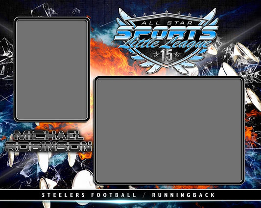 Stadium Lights v.3 - Memory Mate - H-Photoshop Template - Photo Solutions