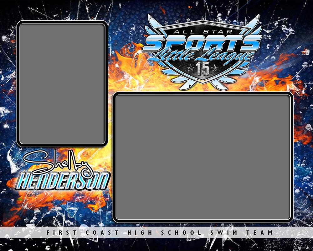 Swim v.3 - Memory Mate - H-Photoshop Template - Photo Solutions