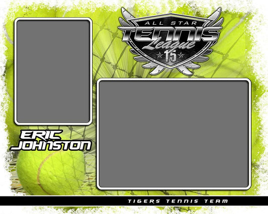 Tennis - v.SS - Memory Mate - H-Photoshop Template - Photo Solutions