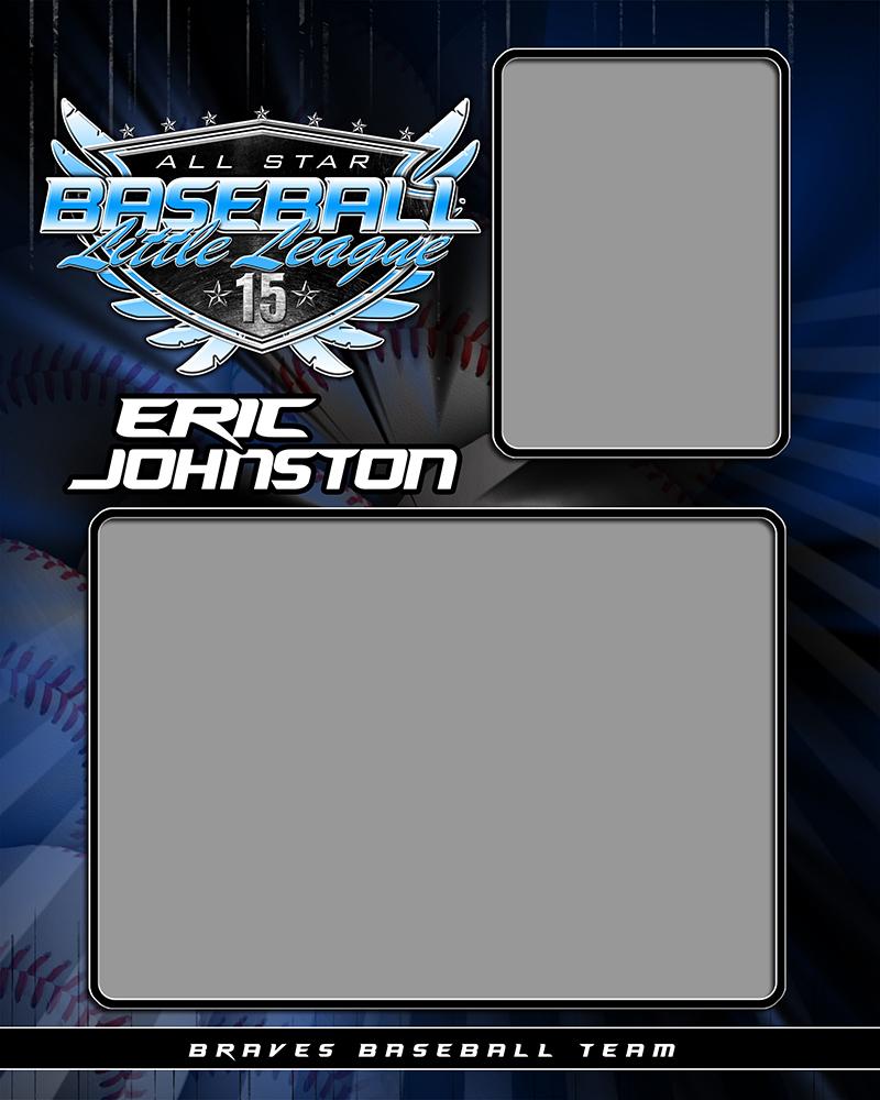 Baseball v.SS - Memory Mate - V-Photoshop Template - Photo Solutions