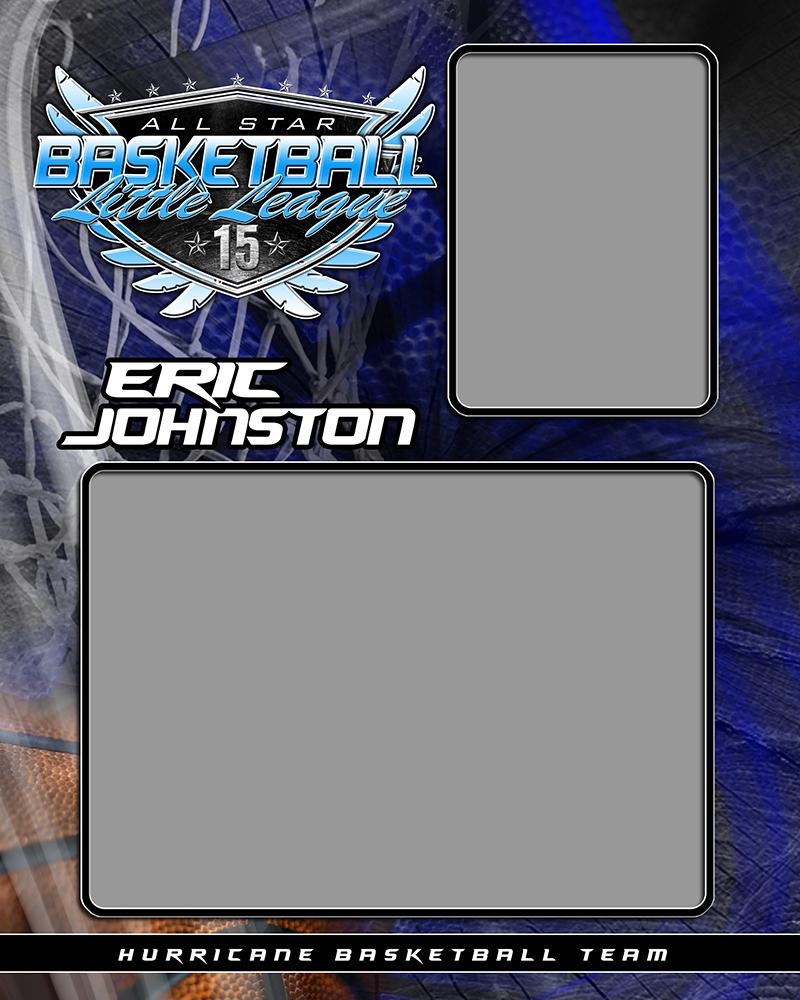 Basketball v.SS - Memory Mate - V-Photoshop Template - Photo Solutions
