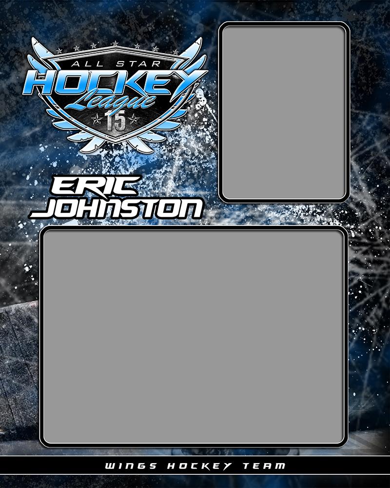 Hockey v.SS - Memory Mate - V-Photoshop Template - Photo Solutions