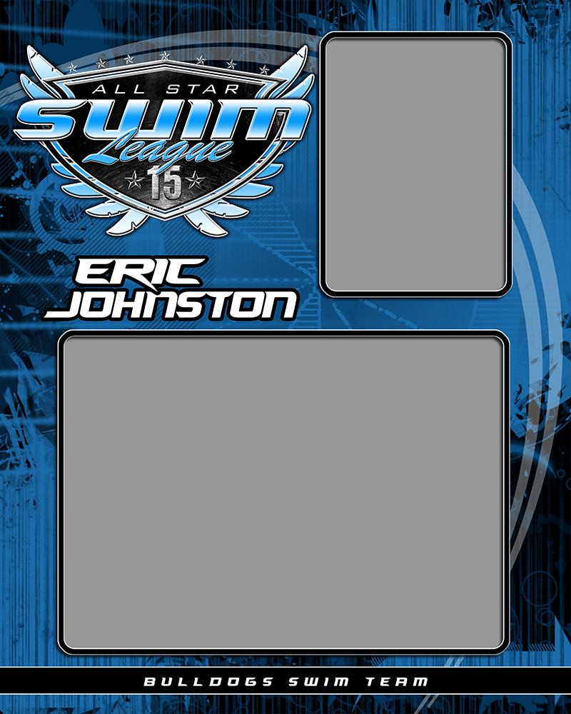 Swimming v.SS - Memory Mate - V-Photoshop Template - Photo Solutions