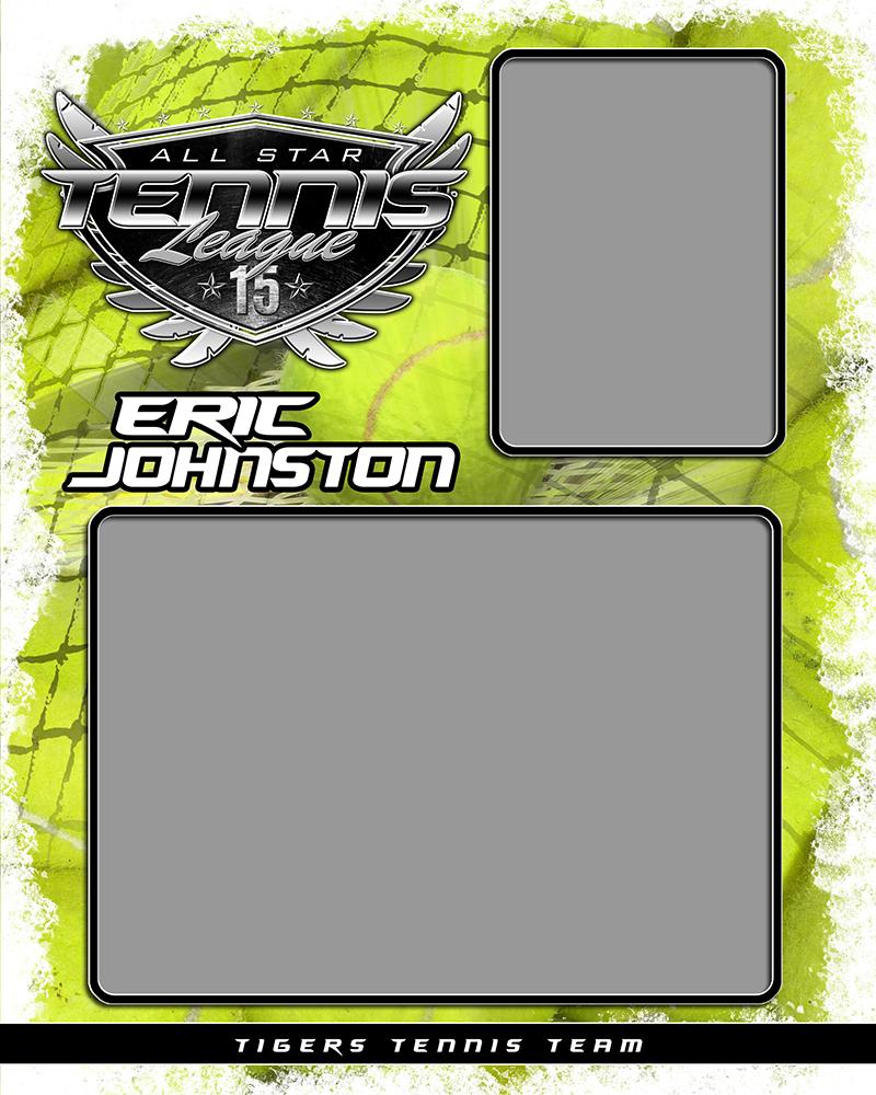 Tennis v.SS - Memory Mate - V-Photoshop Template - Photo Solutions