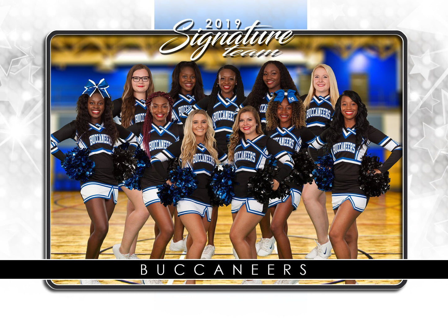 Signature Player - Cheer - V1 - T&I Drop-In Collection-Photoshop Template - Photo Solutions