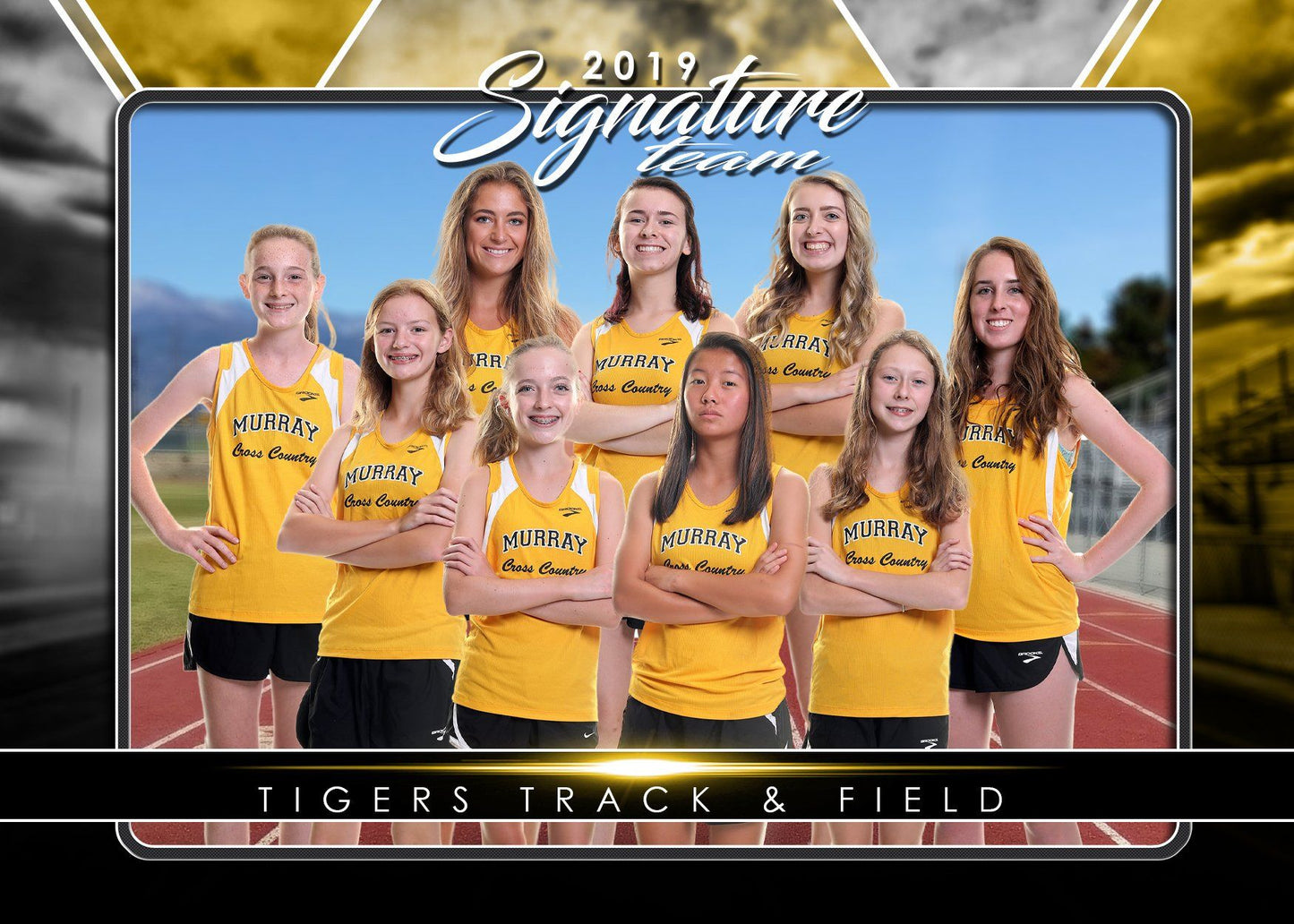 Signature Player - Track & Field - V2 - T&I Drop-In Collection-Photoshop Template - Photo Solutions