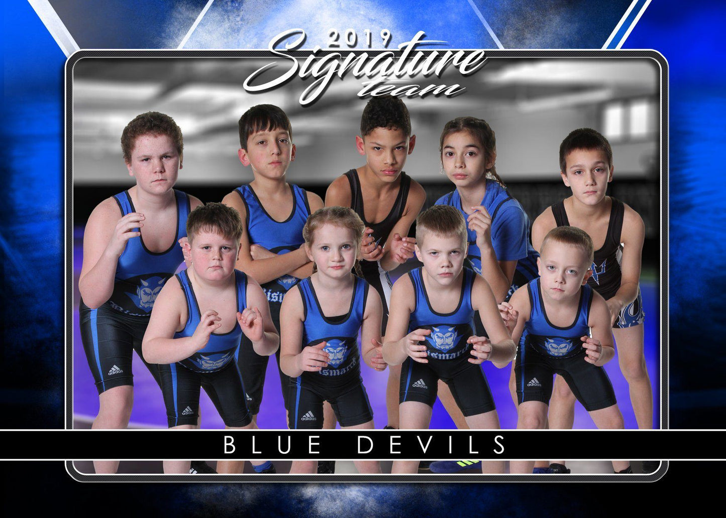 Signature Player - Wrestling - V2 - T&I Drop-In Collection-Photoshop Template - Photo Solutions