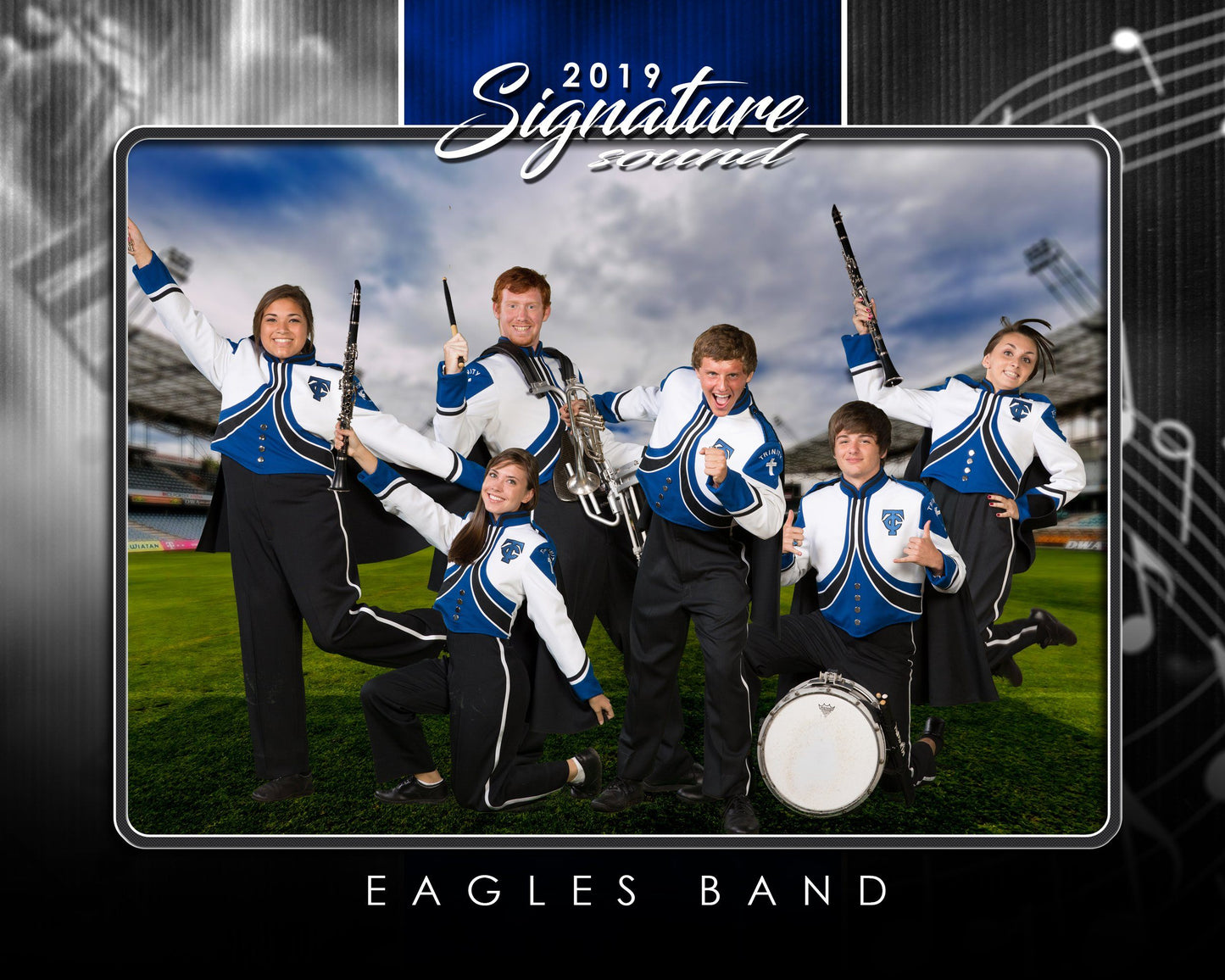 Signature Player - Band - V1 - T&I Drop-In Collection-Photoshop Template - Photo Solutions