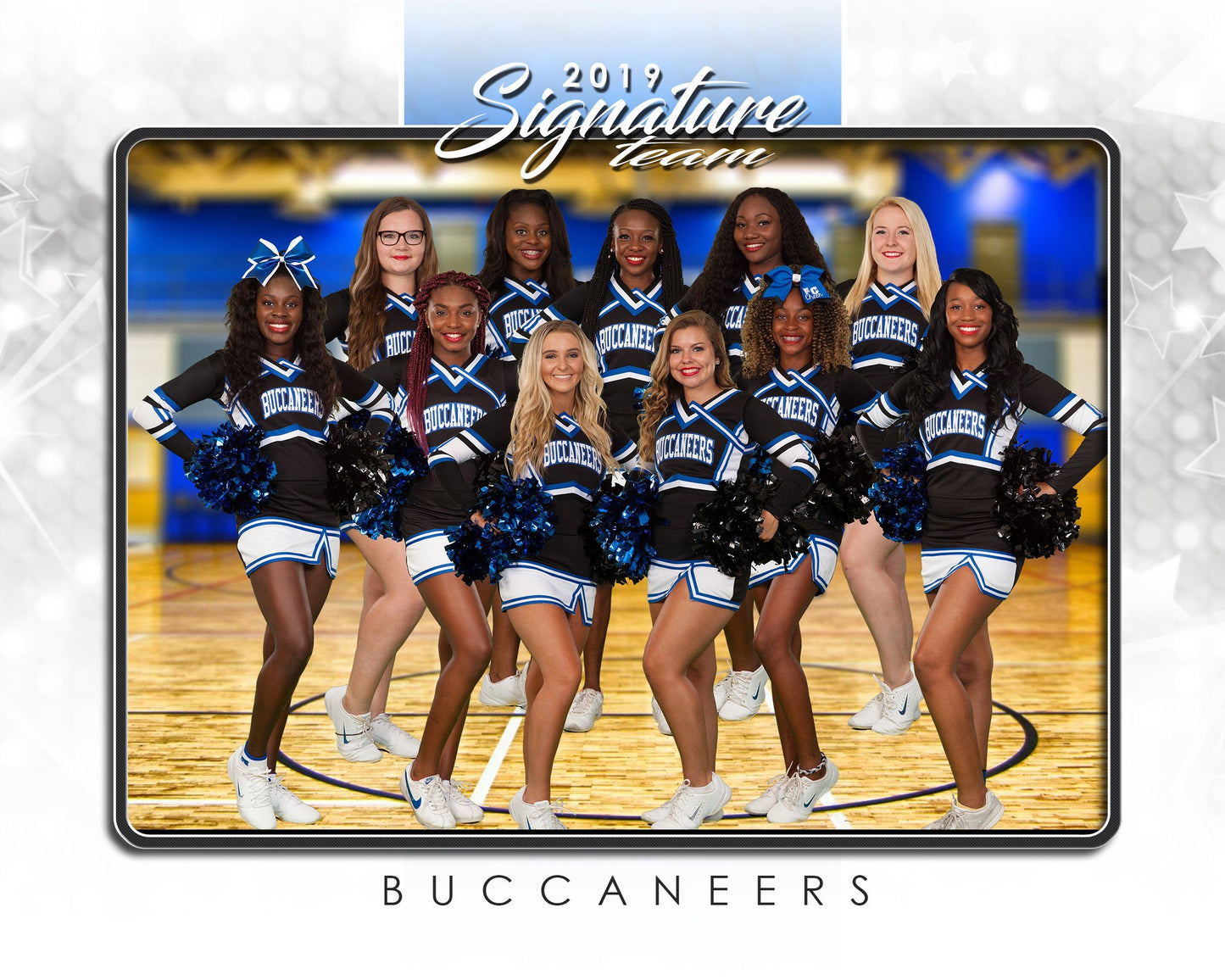 Signature Player - Cheer - V1 - T&I Drop-In Collection-Photoshop Template - Photo Solutions