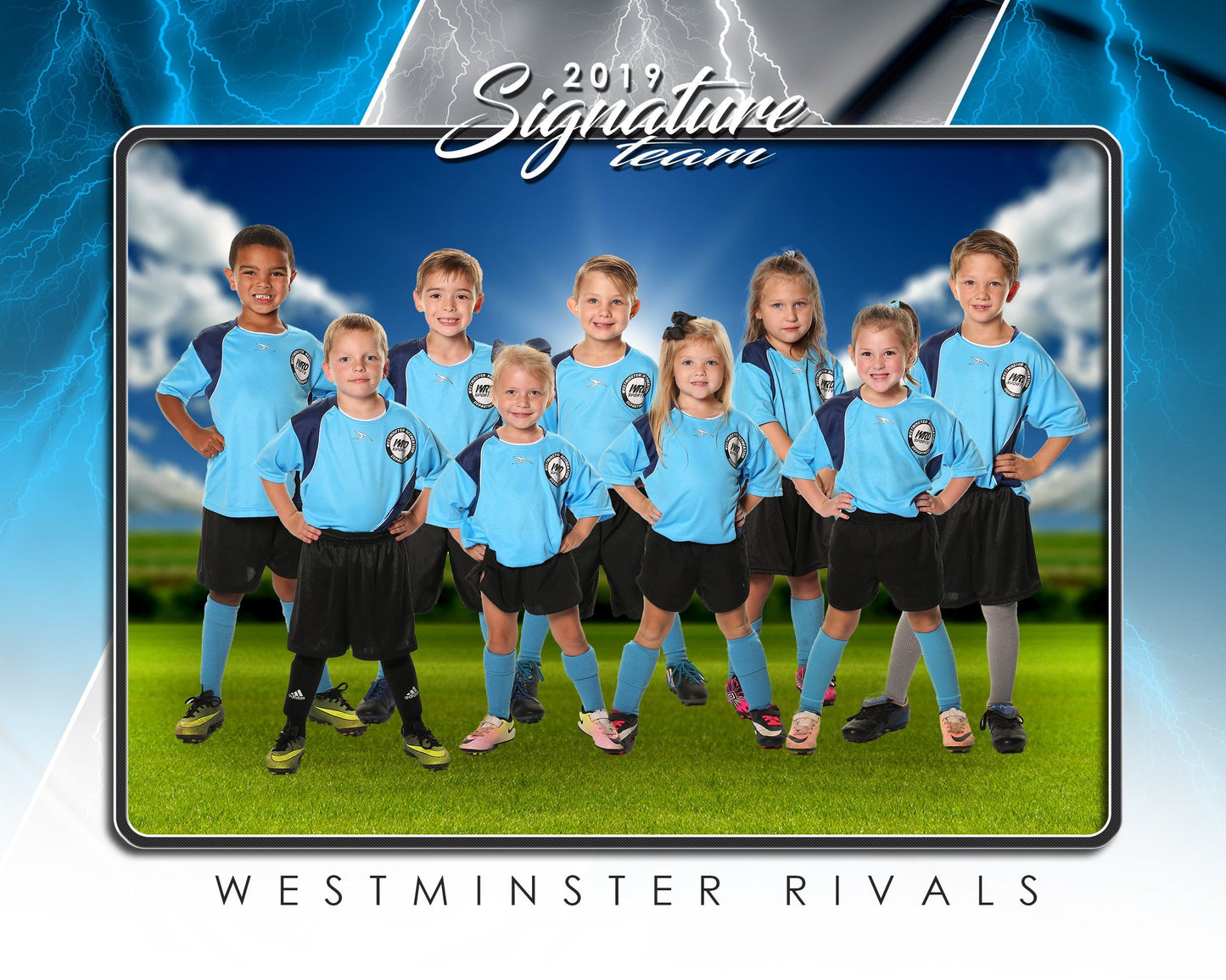 Signature Player - Soccer - V3 - T&I Drop-In Collection-Photoshop Template - Photo Solutions