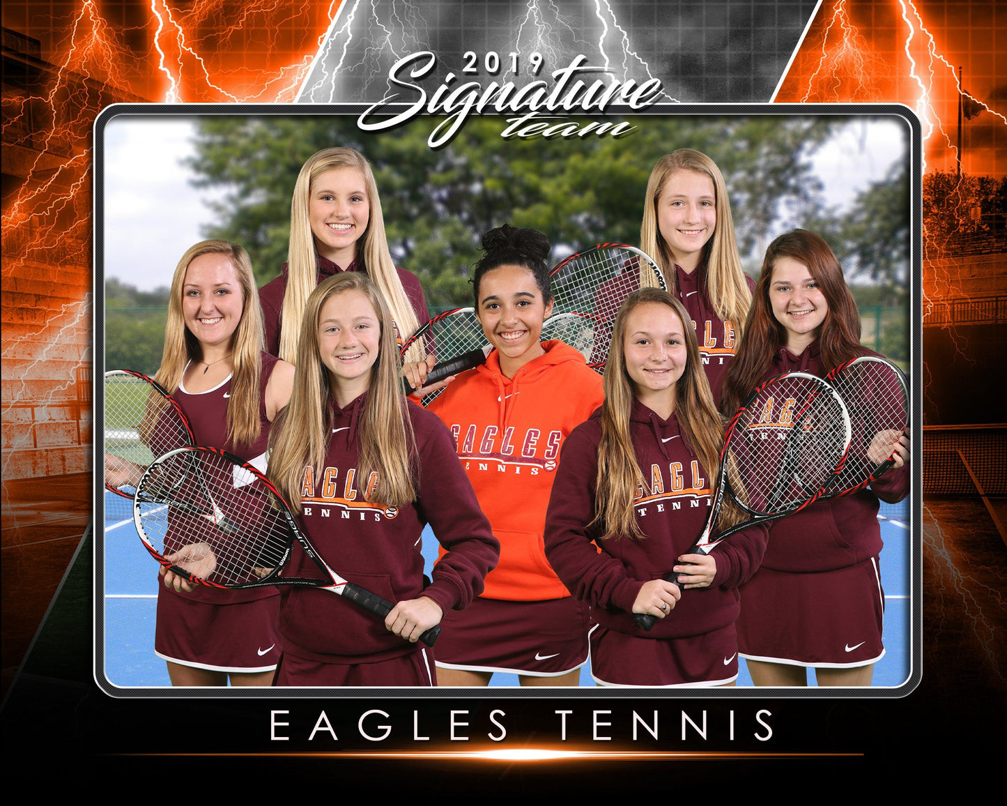 Signature Player - Tennis - V3 - T&I Drop-In Collection-Photoshop Template - Photo Solutions