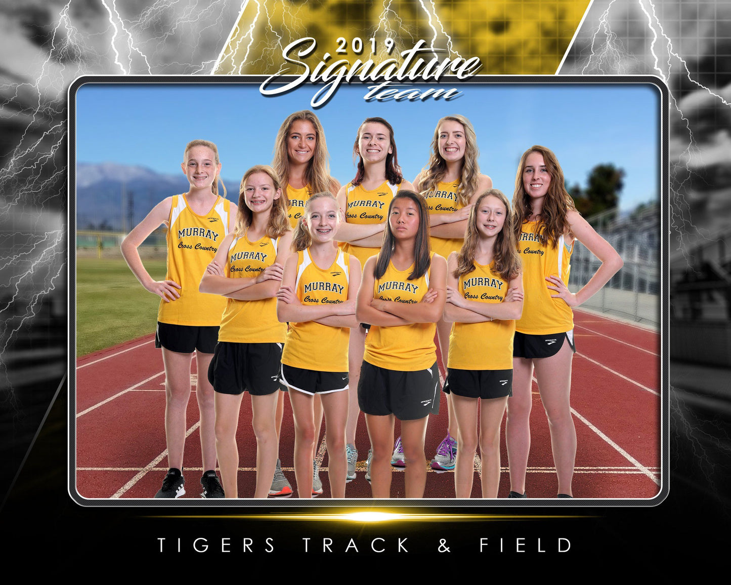 Signature Player - Track & Field - V3 - T&I Drop-In Collection-Photoshop Template - Photo Solutions