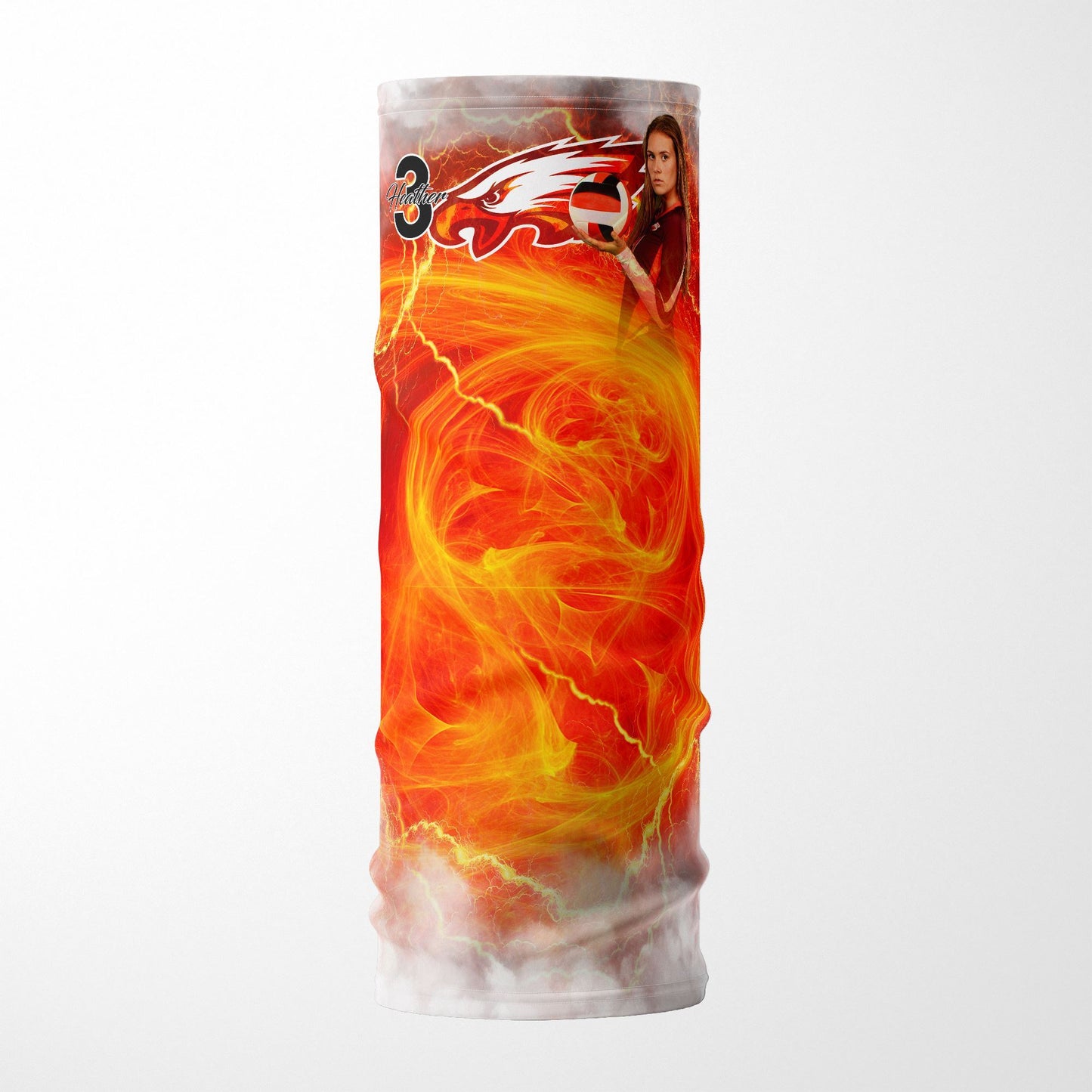 Electric Fire - Neck Gaiter Template - Ramco & DDlab Compatible-Photoshop Template - PSMGraphix