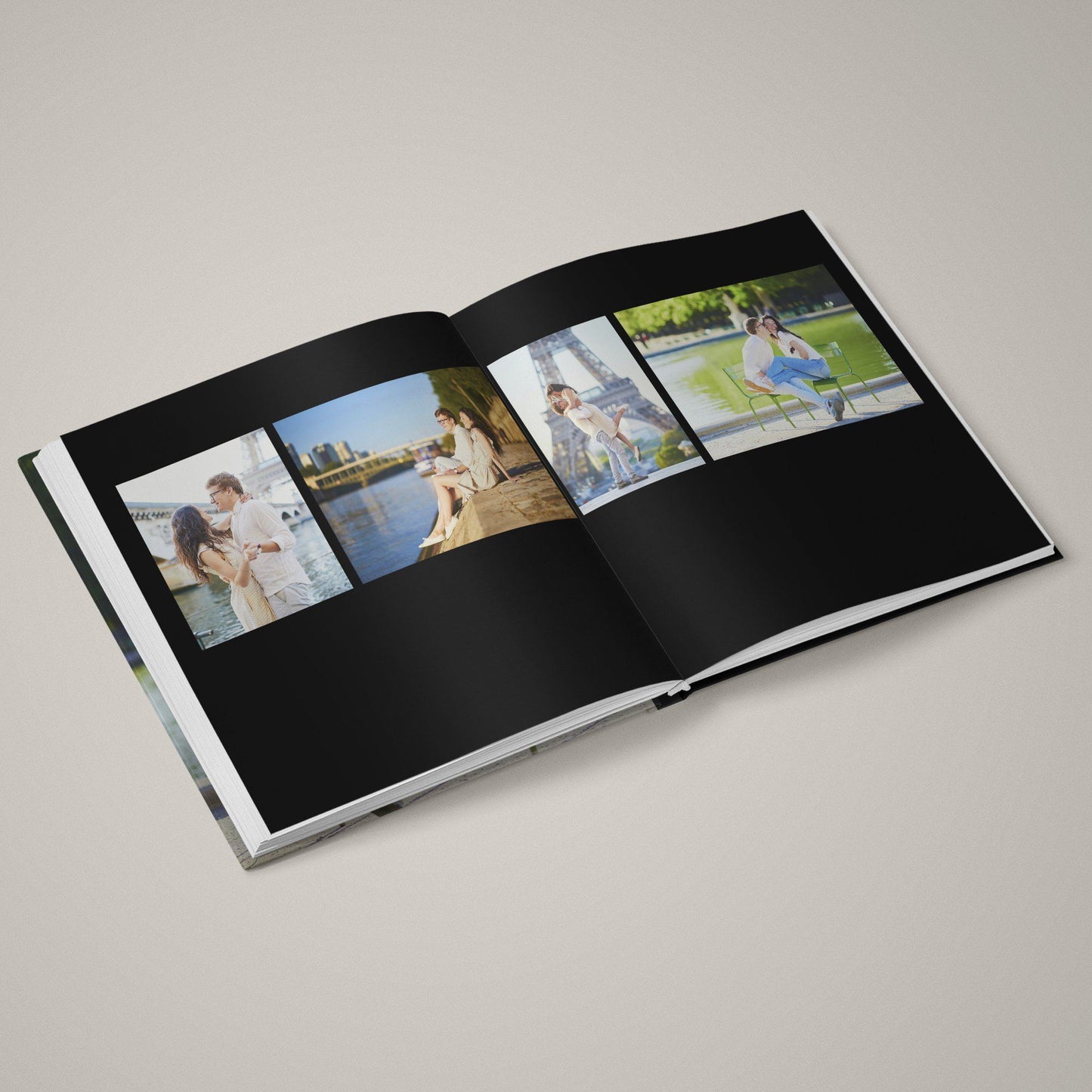 Enchanted - Black Tie - 12x24 - Album Spreads-Photoshop Template - Graphic Authority