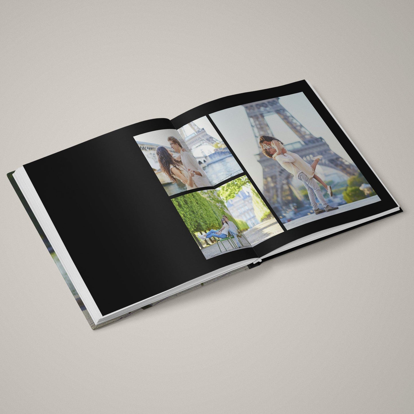 Enchanted - Black Tie - 12x24 - Album Spreads-Photoshop Template - Graphic Authority