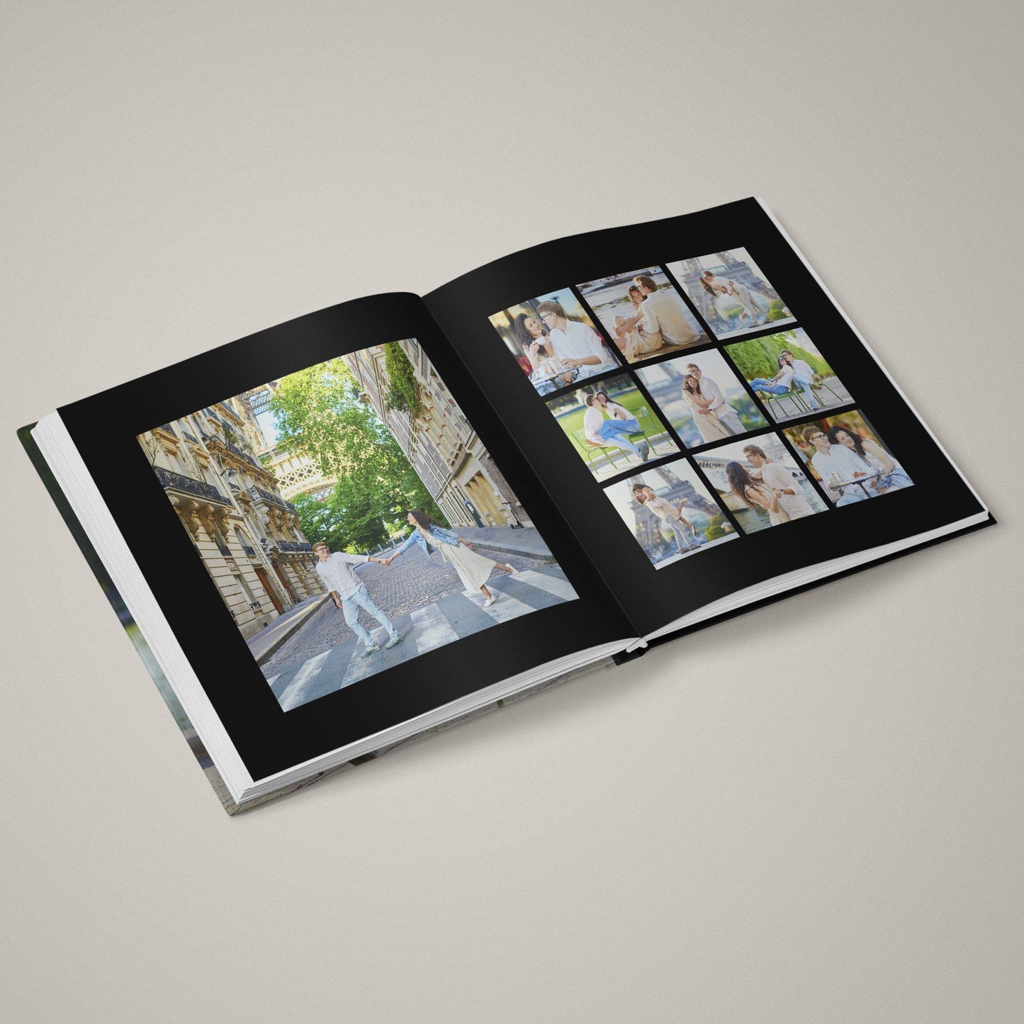 Enchanted - Black Tie - 12x24 - Album Spreads-Photoshop Template - Graphic Authority