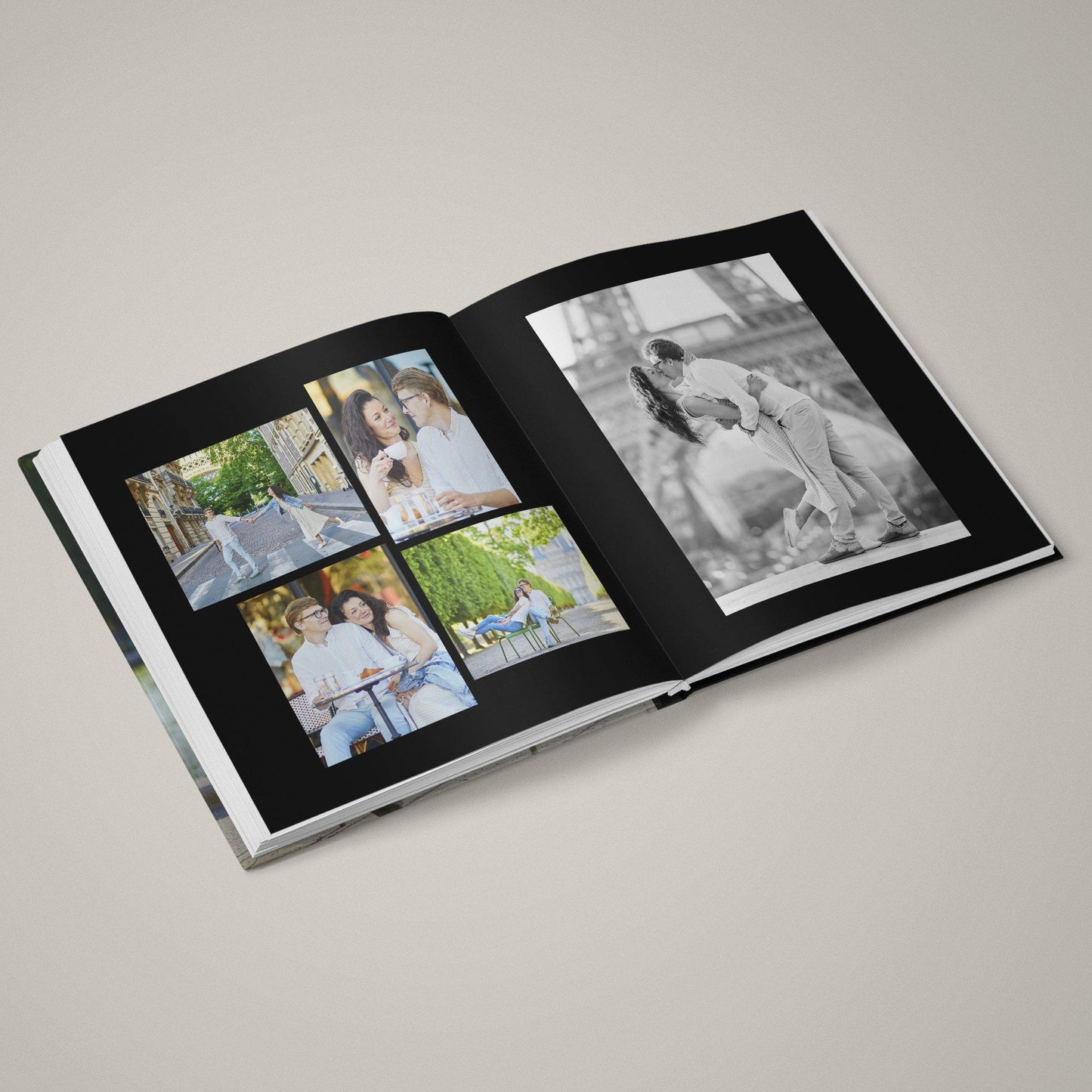 Enchanted - Black Tie - 12x24 - Album Spreads-Photoshop Template - Graphic Authority