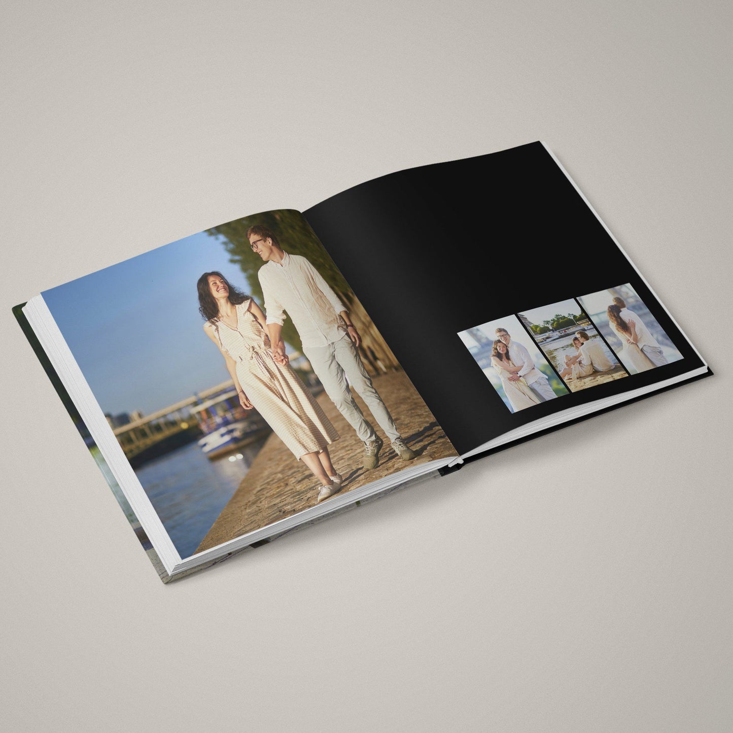Enchanted - Black Tie - 12x24 - Album Spreads-Photoshop Template - Graphic Authority
