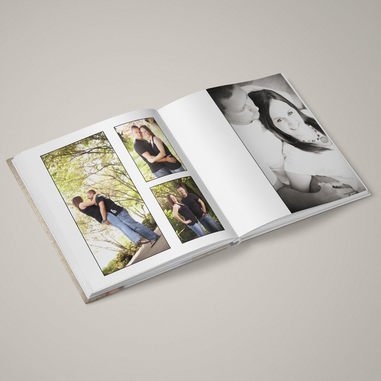 Enchanted - Clean White - 12x24 - Album Spreads-Photoshop Template - Graphic Authority