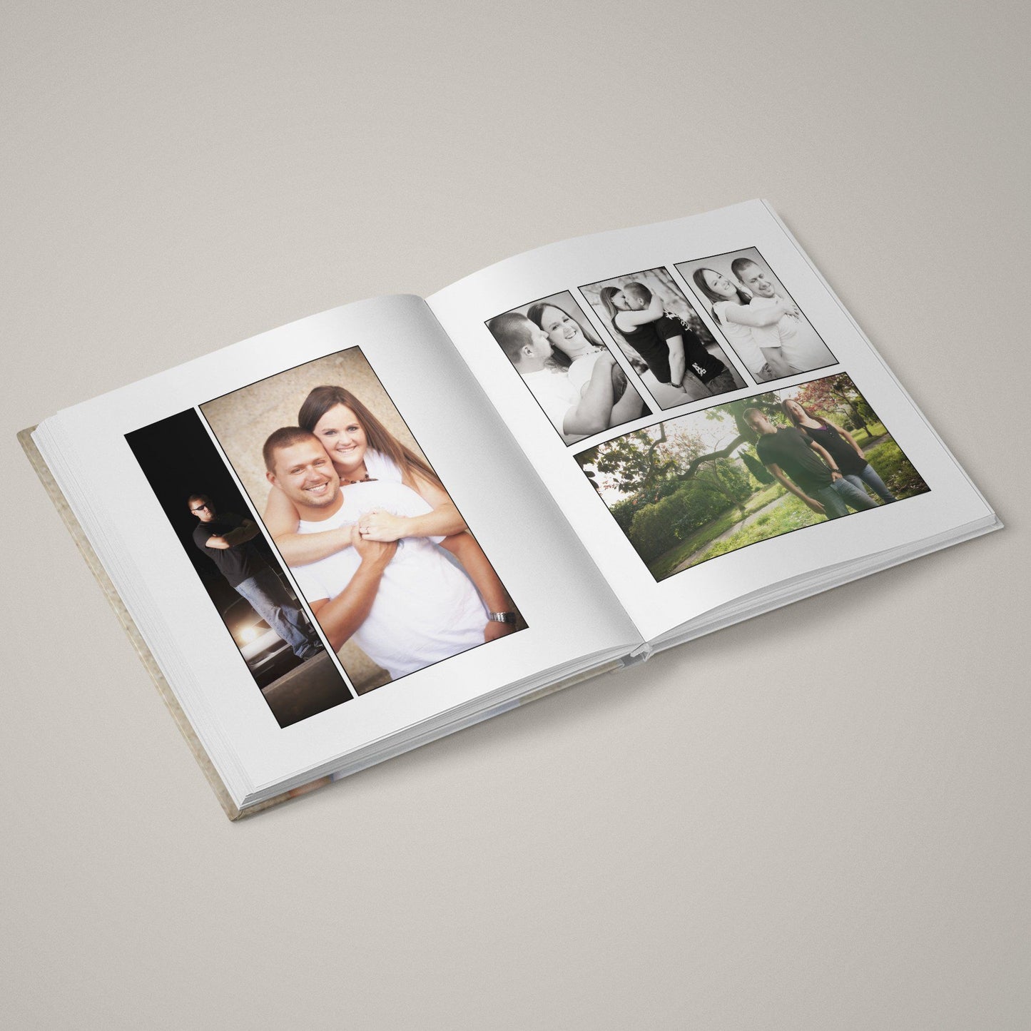 Enchanted - Clean White - 12x24 - Album Spreads-Photoshop Template - Graphic Authority