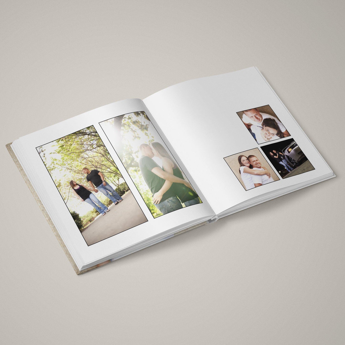 Enchanted - Clean White - 12x24 - Album Spreads-Photoshop Template - Graphic Authority