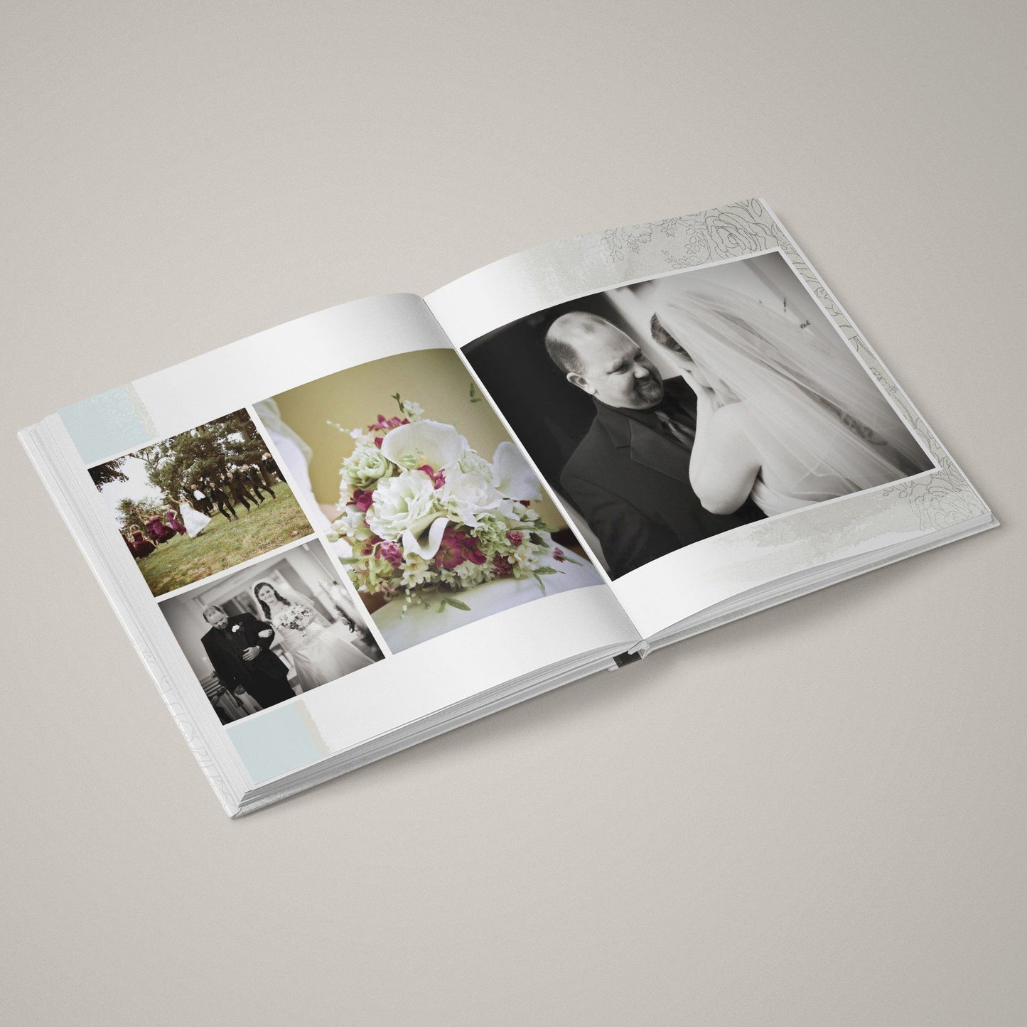 Enchanted - 12x24 - Album Spreads-Photoshop Template - Graphic Authority