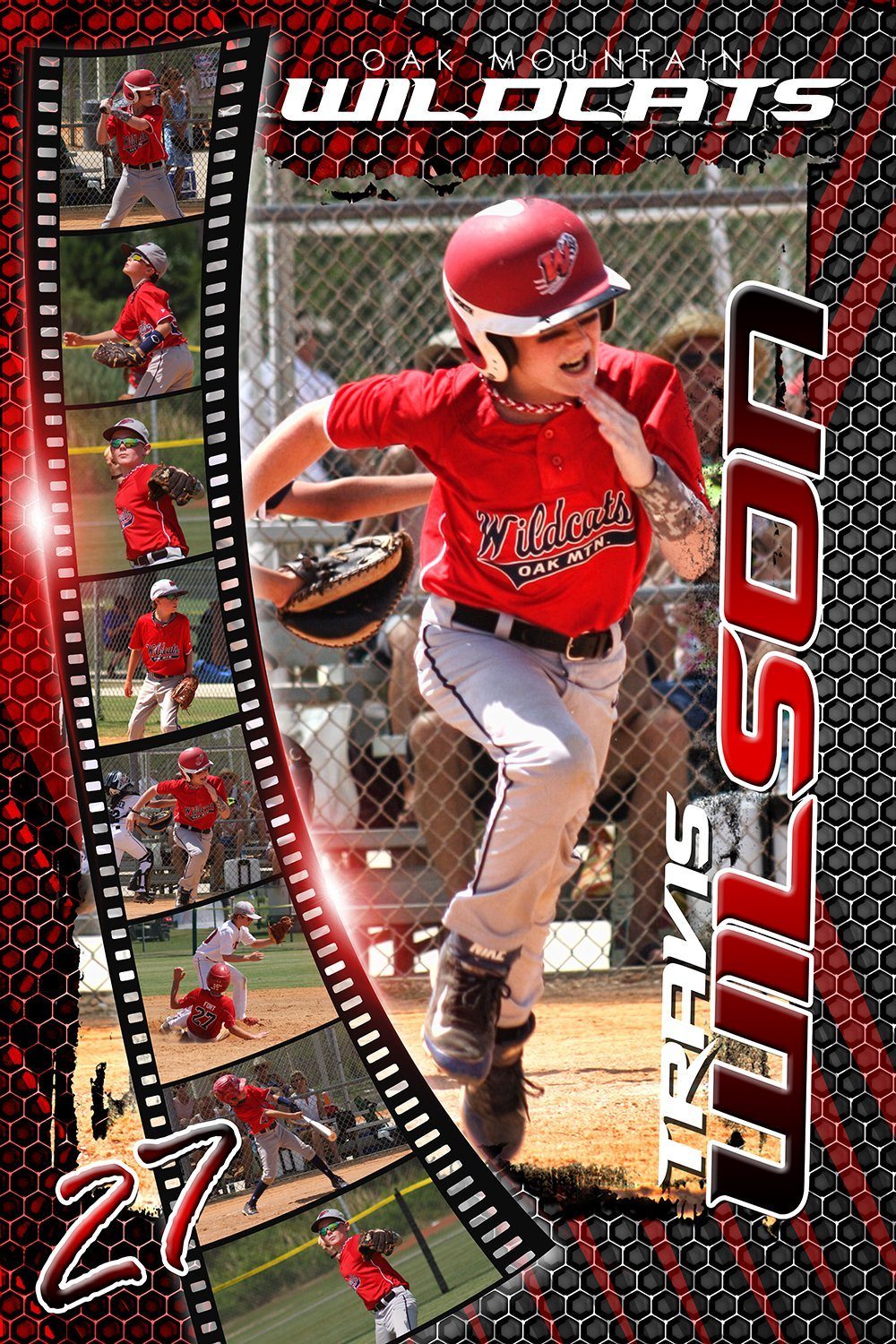 Honeycomb - V1-2 - Film Strip Photoshop Poster Template-Photoshop Template - Photo Solutions