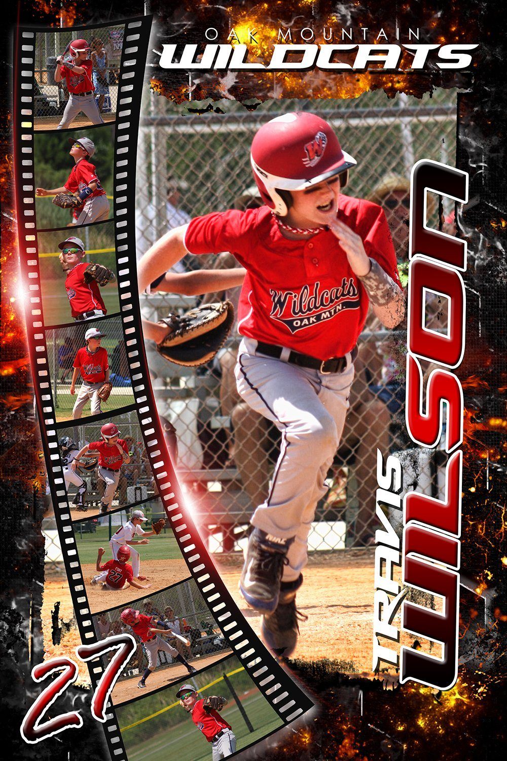 Inferno - V3-2 - Film Strip Photoshop Poster Template-Photoshop Template - Photo Solutions