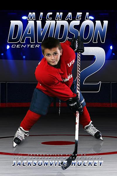 Face-Off v.2 - Player Banner & Poster Template-Photoshop Template - Photo Solutions