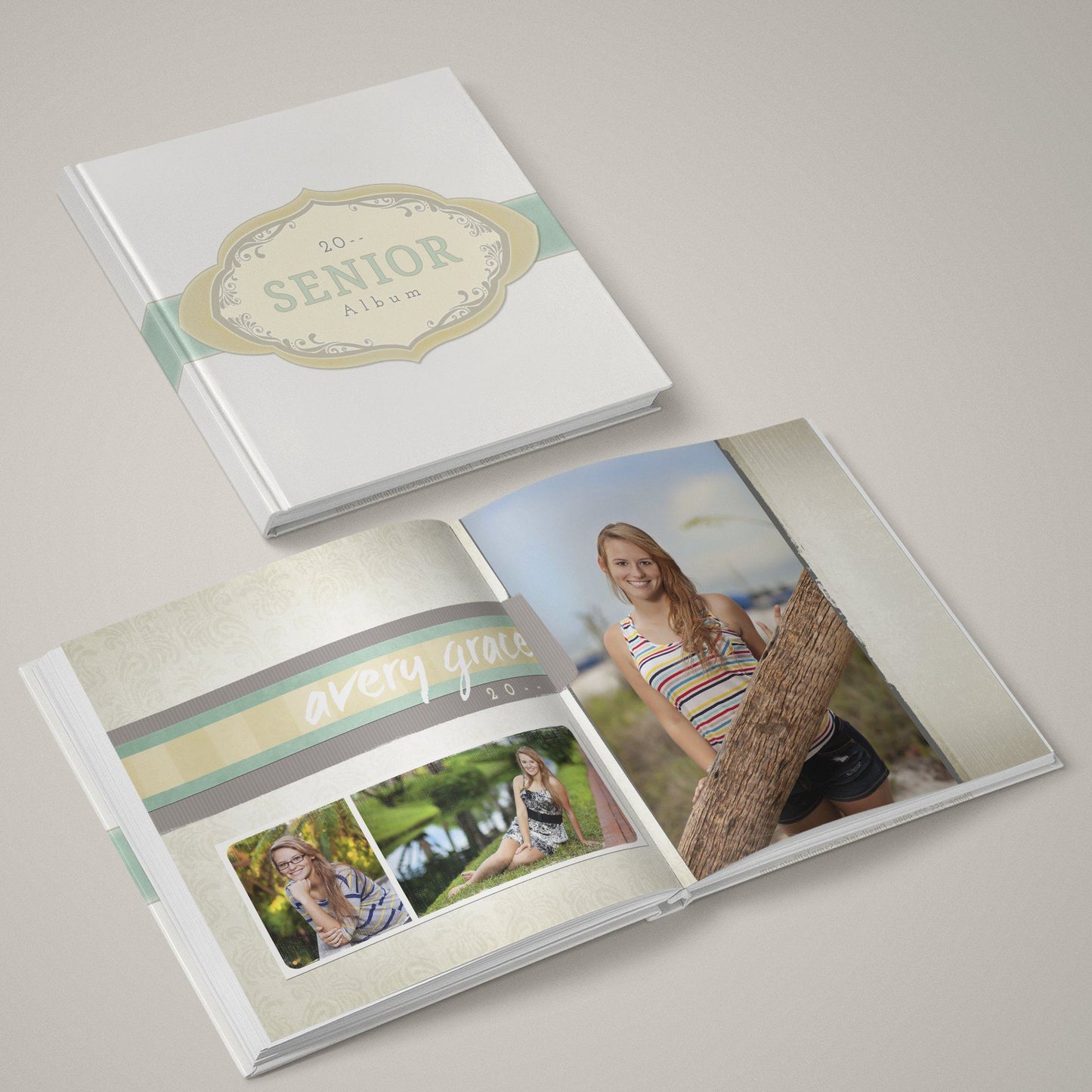 Rockstar - Faded Print - 12x24 - Album Spreads-Photoshop Template - Graphic Authority