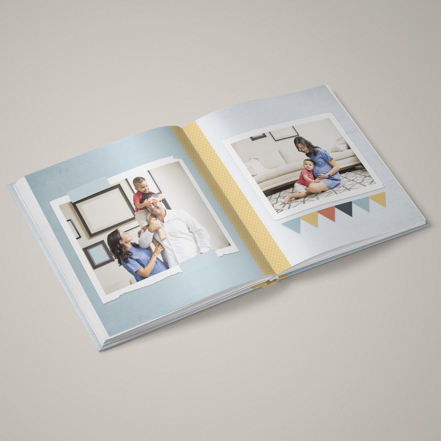 Family Life - Children - 12x24 - Album Spreads-Photoshop Template - Graphic Authority