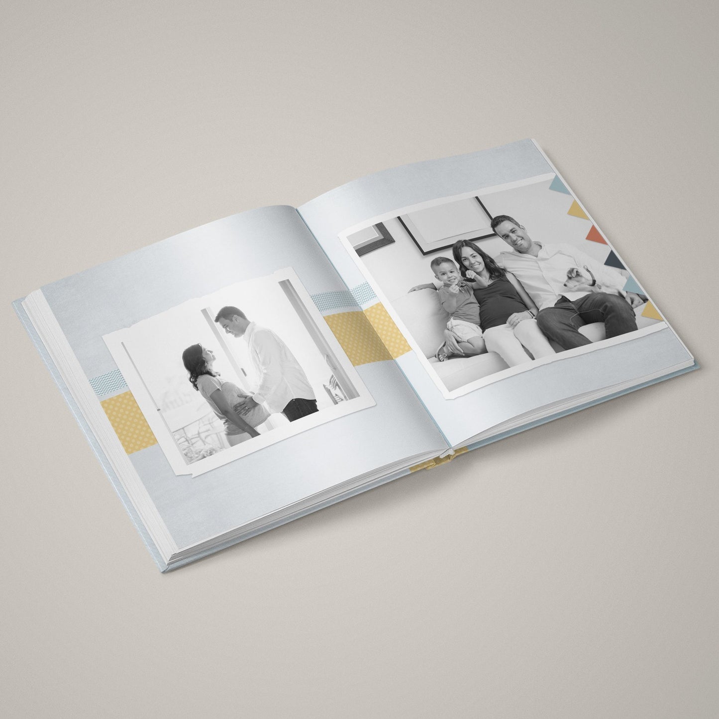 Family Life - Children - 12x24 - Album Spreads-Photoshop Template - Graphic Authority