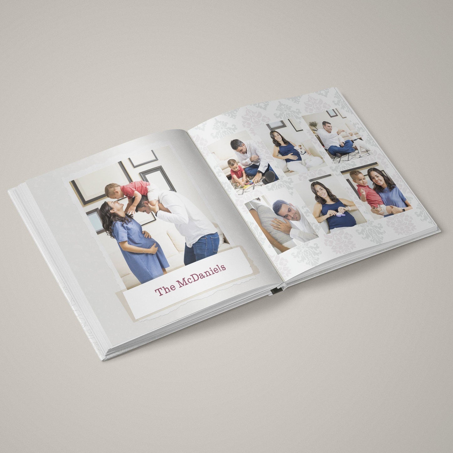 Family Life - Family - 12x24 - Album Spreads-Photoshop Template - Graphic Authority