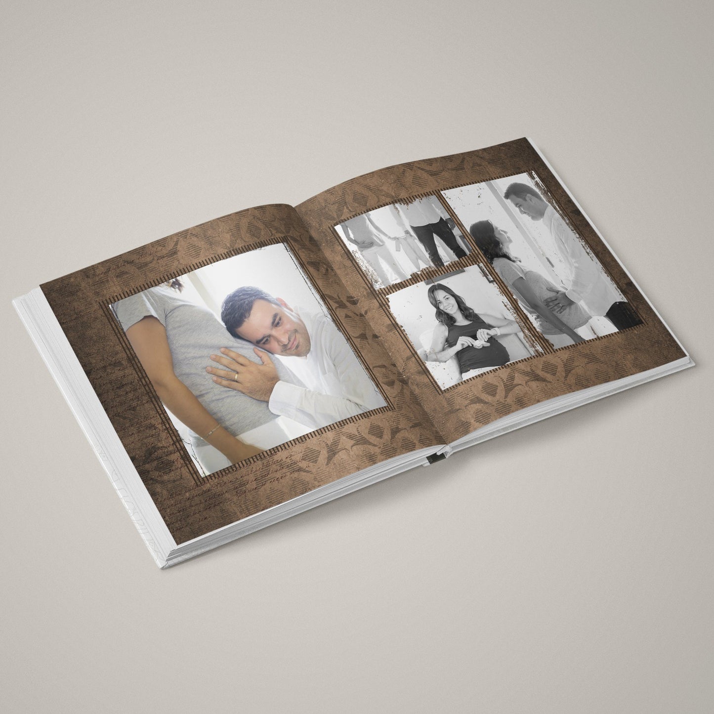 Family Portrait - 12x24 - Album Spreads-Photoshop Template - Graphic Authority