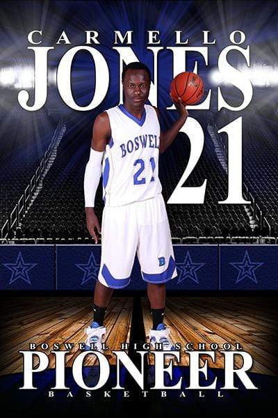 Full Court v.2 - Player Banner & Poster Template-Photoshop Template - Photo Solutions