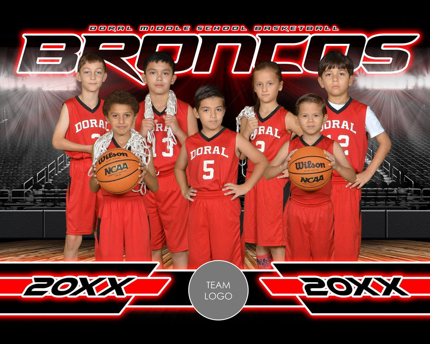 Full Court v.2-2 - Xtreme Team Photoshop Template-Photoshop Template - Photo Solutions