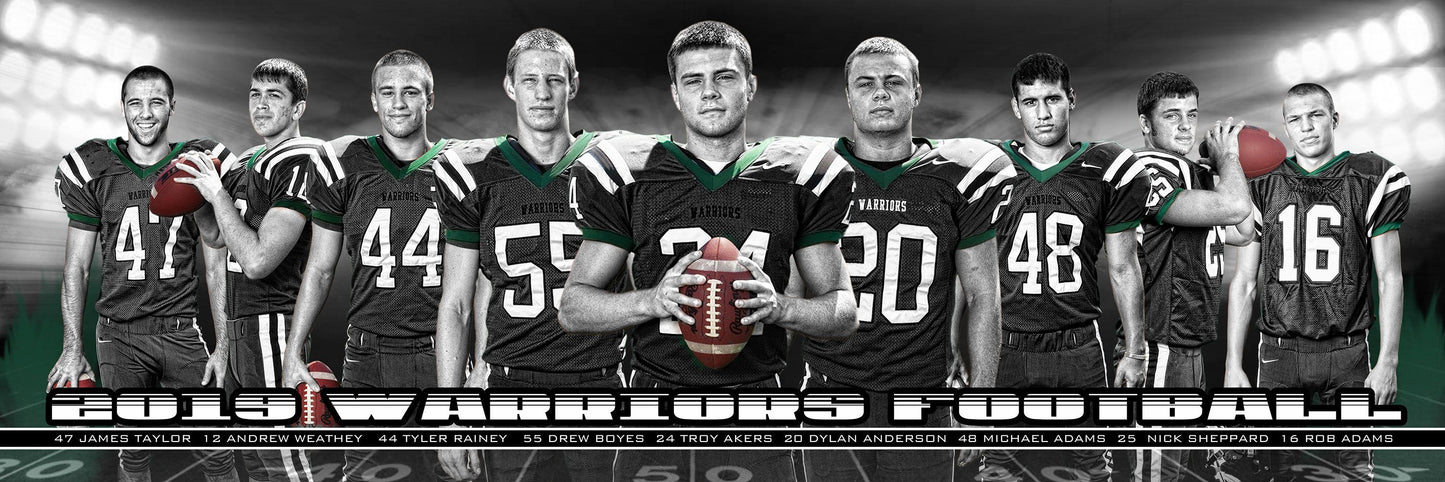 Night Game v.1 - Team Panoramic-Photoshop Template - Photo Solutions