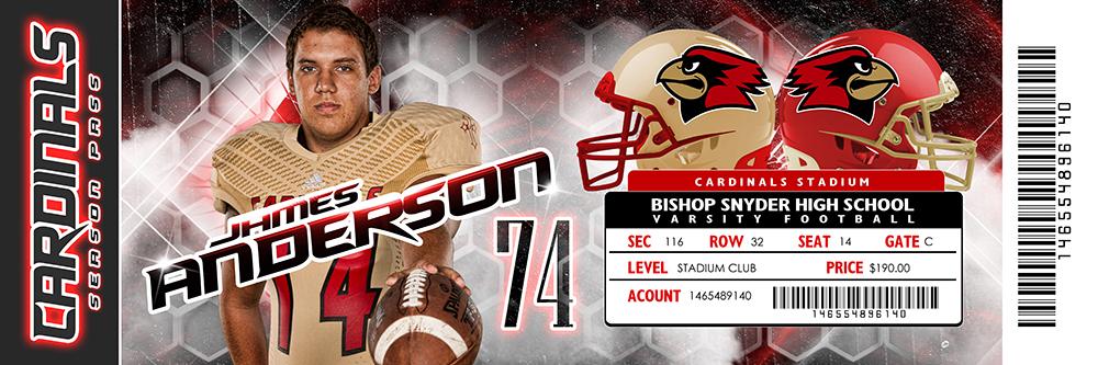 Horizon - V.5 - Game Day Ticket - Panoramic-Photoshop Template - Photo Solutions
