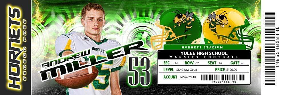 Turbine - V.5 - Game Day Ticket - Panoramic-Photoshop Template - Photo Solutions