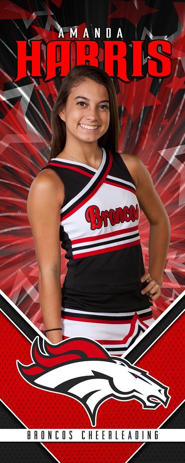 Spirit - Player Wall/Locker Banner & Poster Template v.1-Photoshop Template - Photo Solutions