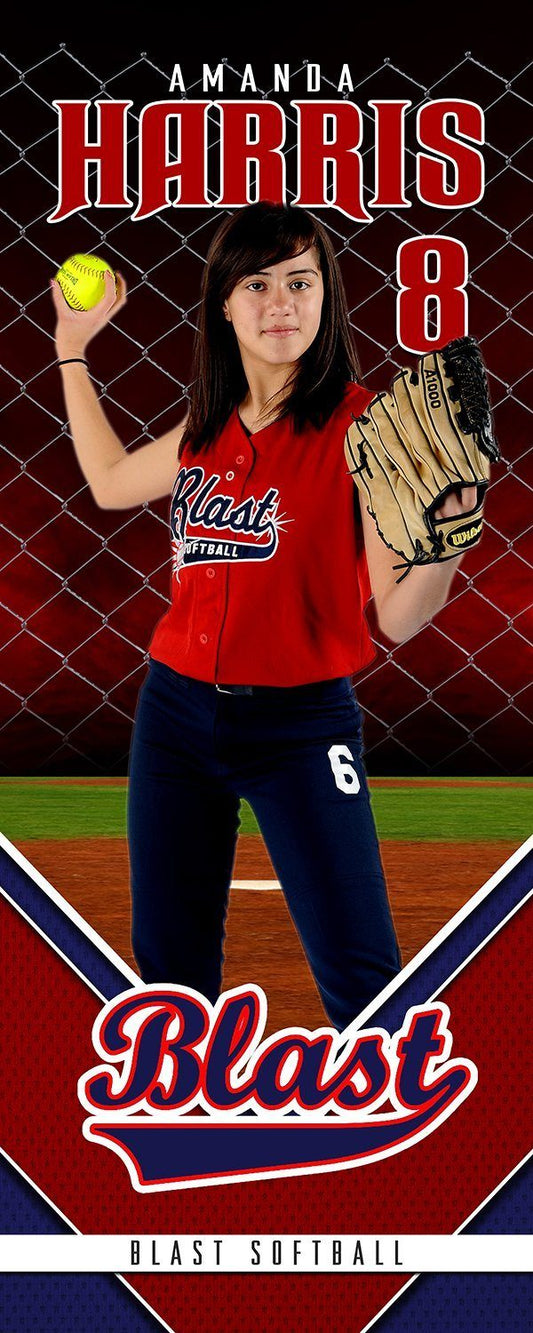 Diamond - Player Wall/Locker Banner & Poster Template v.2-Photoshop Template - Photo Solutions