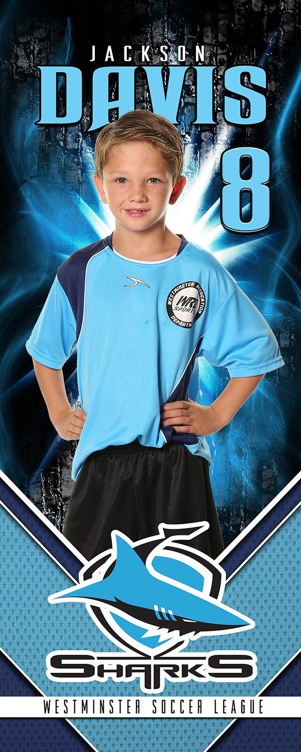 Light Rays - Player Wall/Locker Banner & Poster Template v.3-Photoshop Template - Photo Solutions