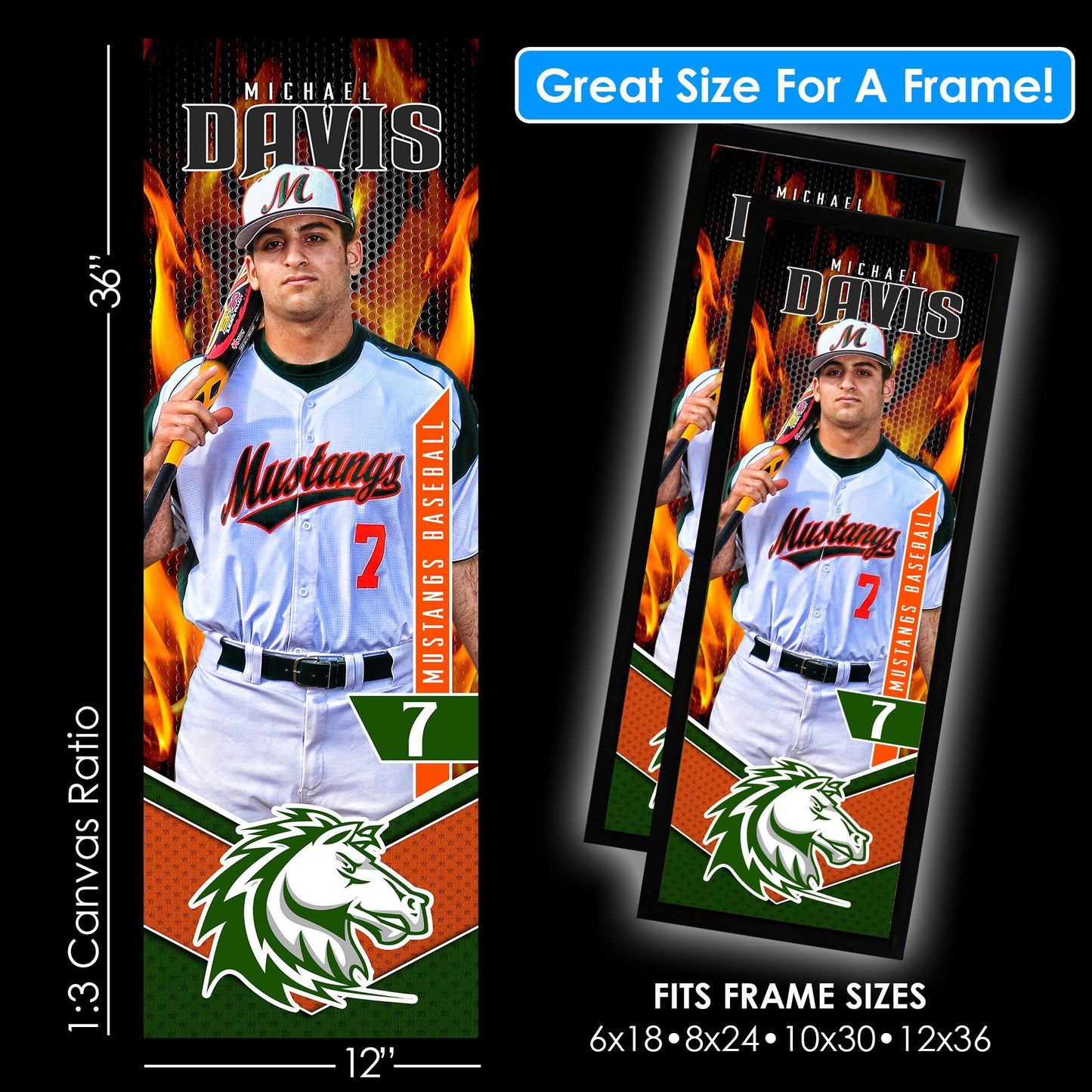 Volume 4 Full Collection - Game Day 1:3 Ratio Player Poster Template Collection-Photoshop Template - PSMGraphix